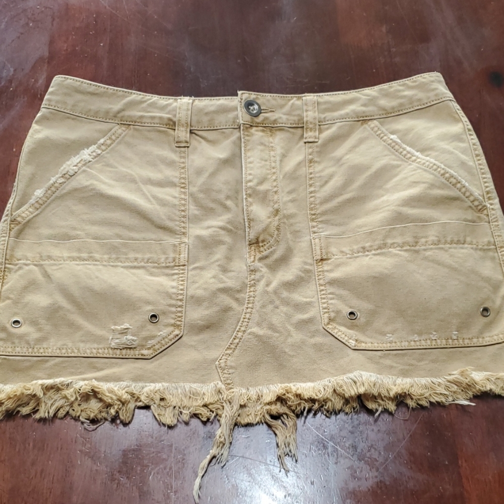 RARE FREE PEOPLE cargo skirt
